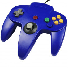 Blue N64 Controller Nintendo 64 Controller Blue New - Nintendo 64 Controllers - N64 Controllers - N64 Controller Pads - Nintendo 64 Controller Blue - New